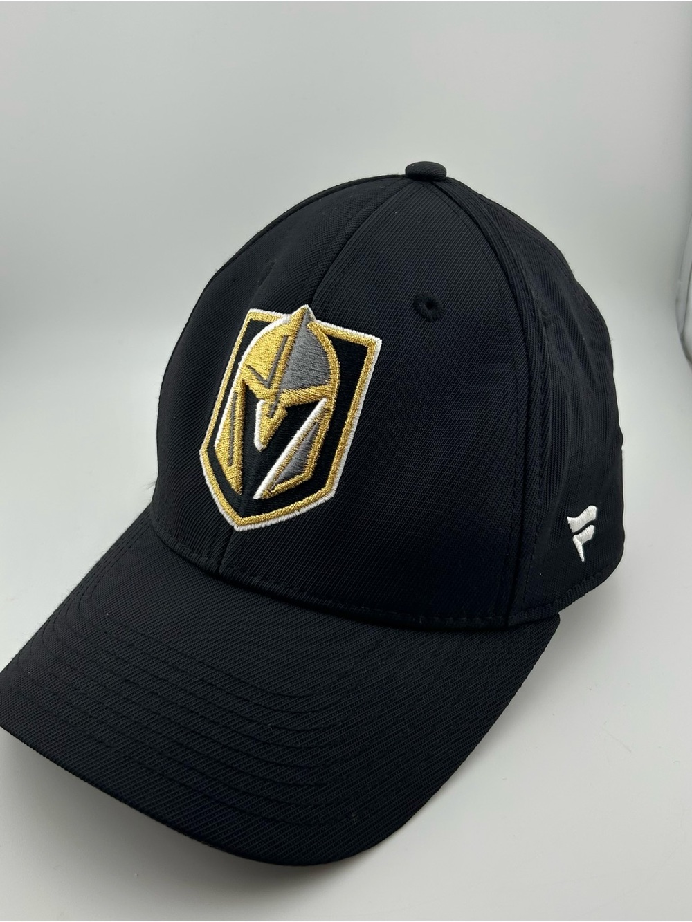 Vegas Golden Knights Fanatics Flex Fit Hat Cap Black S/M NHL Hockey